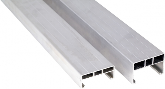 Aluminium Unterkonstruktion fr Terrassendielen 4.000x60x40mm