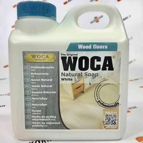  WOCA Holzbodenseife Natural Soap white 1L für geölte, gewach