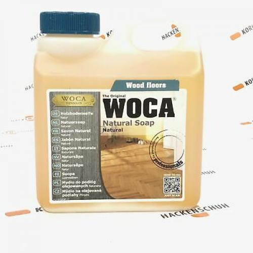WOCA Holzbodenseife Natural Soap 1 Liter für geölte, gewachs