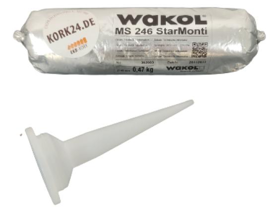 StarMonti Wakol MS 246 Montageklebstoff Schlauchbeutel 0,47kg